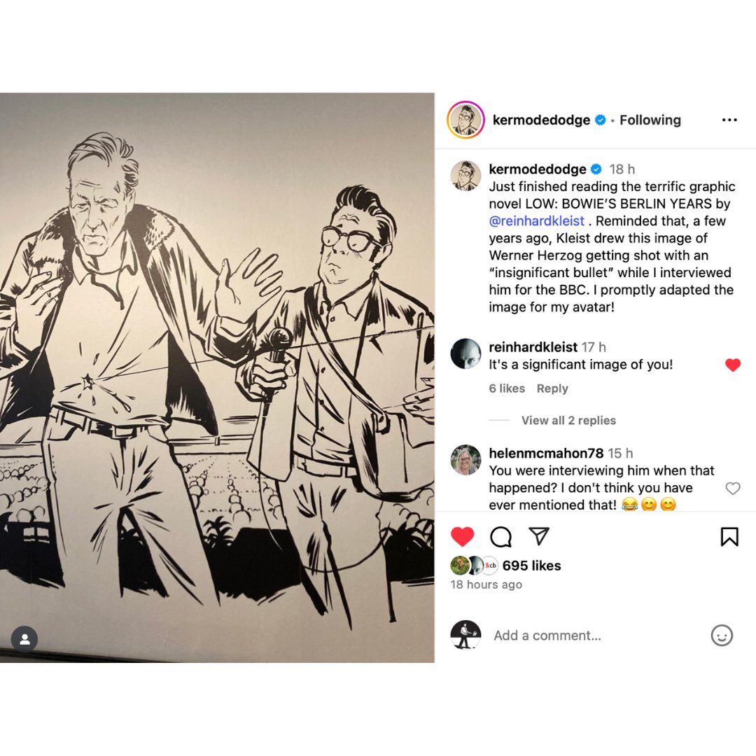 SelfMadeHero's tweet image. A #LOW: Bowie's Berlin Years shout out from Mark Kermode himself!
🔗 selfmadehero.com/books/low-bowi…
#selfmadehero #davidbowie #reinhardkleist #indiecomics #graphicnovel