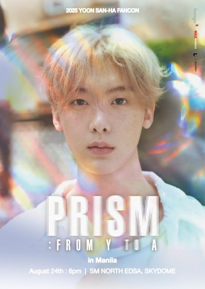 OneSeoulPH's tweet image. Manila, YOON SAN HA of ASTRO is coming back to Manila on August 24 at SM North EDSA Skydome!
🔗 𝐅𝐚𝐧 𝐩𝐫𝐞-𝐬𝐚𝐥𝐞: July 11, 2025 (FRI) 6PM to 12MN PHT
🔗 𝐓𝐢𝐜𝐤𝐞𝐭 𝐒𝐞𝐥𝐥𝐢𝐧𝐠: July 12, 2025 (SAT) at 12NN
Buy tickets online smtickets.com or SM Tickets…