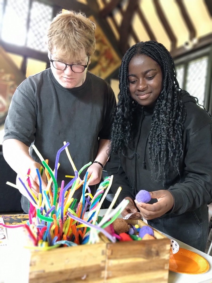 Wednesday is try-a-job day for our Past-Future #youthprogramme.
We shadow our #heritage team at Selly Manor Museum to discover what it is like to work in #museums. 

We try jobs like: Events Officer, Marketing, Curator, Conservations, and Front of House.

Apply now for 2025!