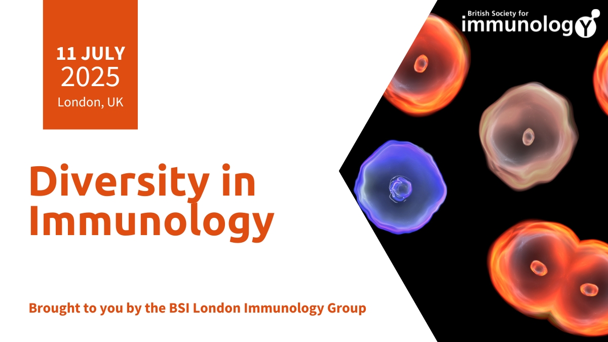 🚨Last chance to register!🚨

Don't miss the BSI London Immunology Group's 'Diversity in Immunology' event at the Brentford Lock on Friday 11 July. #LIG2025

🕒 Registration closes soon! 🏃‍♀️ Hurry and secure your spot now: bit.ly/3X76KzF