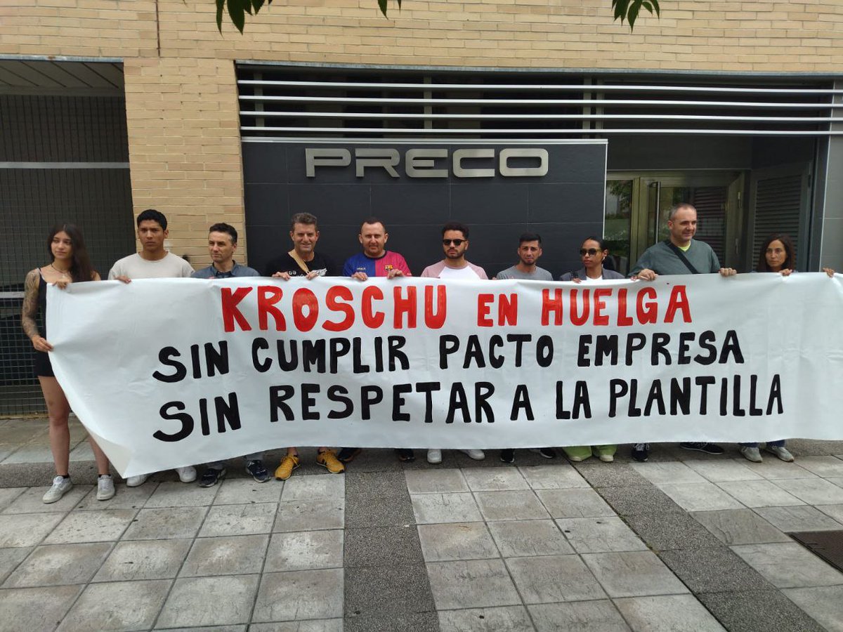 ▪️Negociación de Kromberg &amp; Schubert en el PRECO de Gasteiz.
🔥Condiciones dignas o huelga indefinida!
✊🏼Lan baldintza duinak exijitzen ditugu, bestela, Uztailaren 7tik Aurrera, GREBA MUGAGABEA!