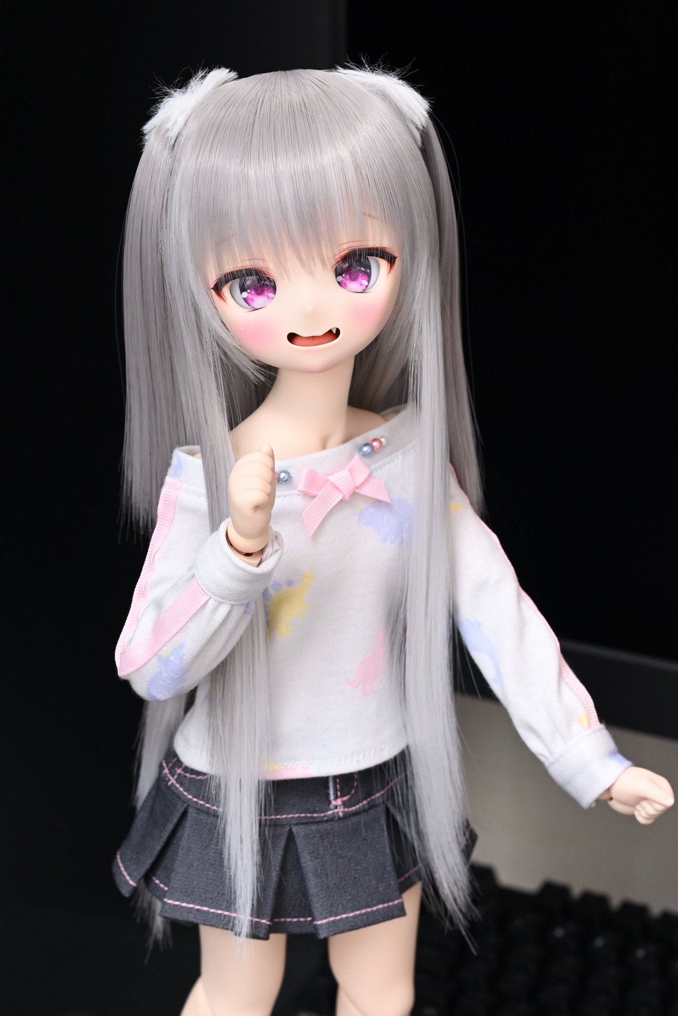 ♡いちごの中でいちごプレゼント♡シーグラスアート おおきなくまさん＆うさぎさん すみっコぐらし【公式】 | 🍓2月発売予定🍓 #喫茶すみっコで