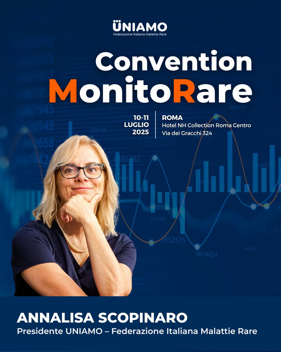 🎯 Save the Date: July 10–11, Rome
📍 NH Collection Roma Centro
🧬 <a href="/uniamofimronlus/">uniamomalattierare</a> presents the 11th #MonitoRare Report: The only patient-led rare disease monitor in Europe.
🗣️ Opening by President Annalisa Scopinaro

#RareDiseases #MonitoRare2025 #EU4Health