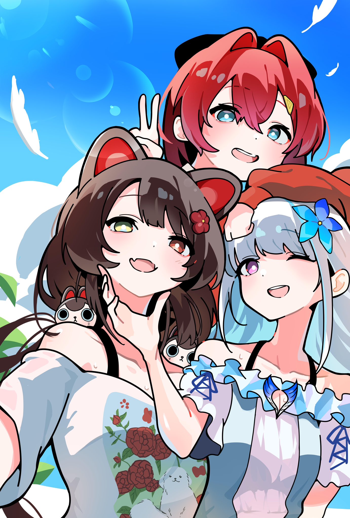 【日本限定モデル】 春風はるるるるるʕ•ᴥ•ʔ♡観測者 X / (@harujam0) 🐱💙🎸 財布・ケース・小物入れ