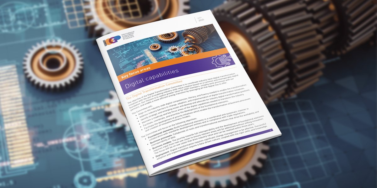 We are pleased to announce the release of two new Reports from the Digital Transformation Committee.

✅ Key focus areas: digital competencies
iogp.org/bookstore/prod…

✅ Key focus areas: digital capabilities
iogp.org/bookstore/prod…

#oilandgas