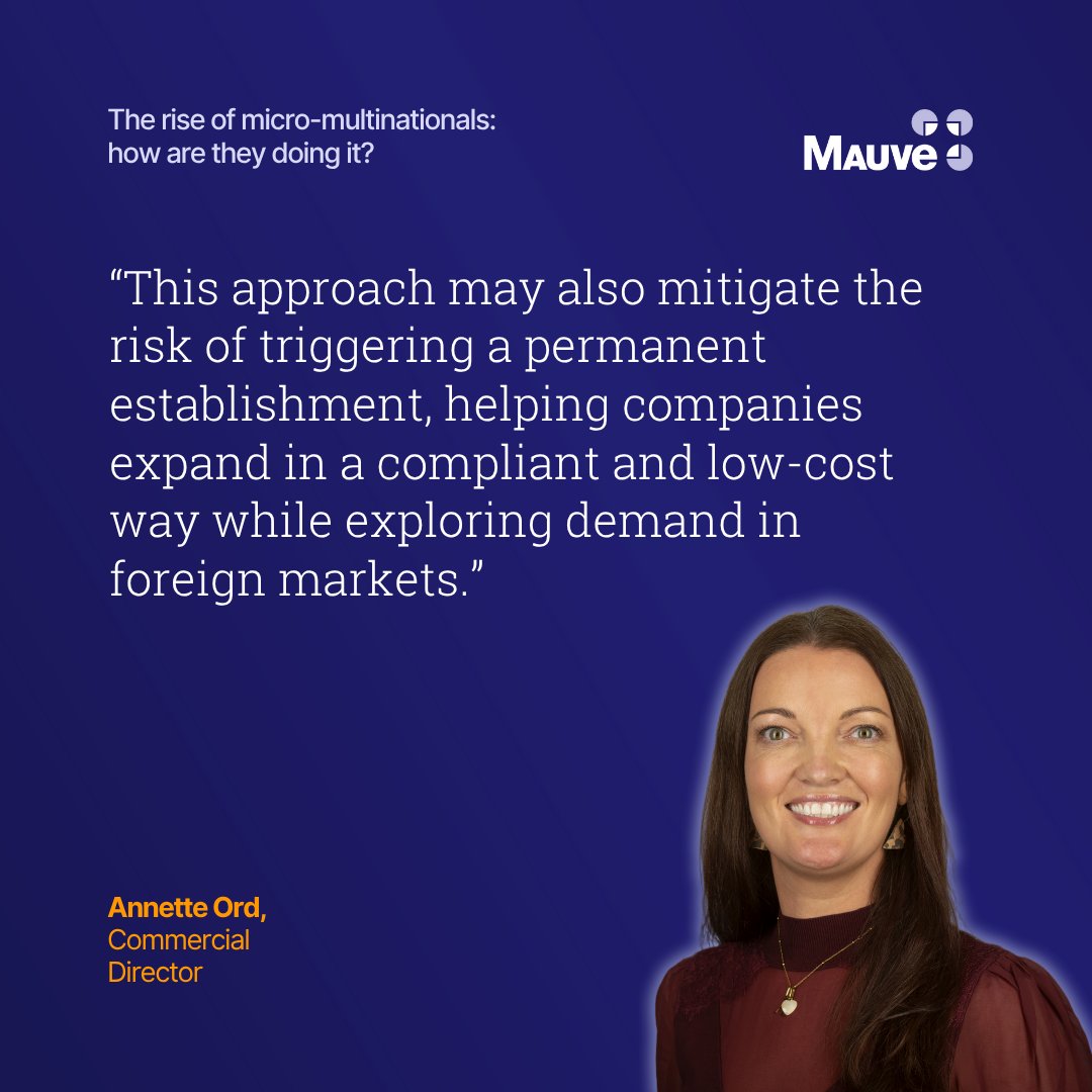 Mauve Group (@mauvegroup) on Twitter photo MAUVE FEATURE | Start-ups & SMEs are born global – becoming agile micro-multinationals.
In <a href="/TheStartupsMag/">Startups Magazine</a>, Mauve’s Annette Ord explores how lean global hiring solutions are driving the shift & powering smart expansion.
Swipe through & read the article: bit.ly/44jKdCc MAUVE FEATURE | Start-ups & SMEs are born global – becoming agile micro-multinationals.
In <a href="/TheStartupsMag/">Startups Magazine</a>, Mauve’s Annette Ord explores how lean global hiring solutions are driving the shift & powering smart expansion.
Swipe through & read the article: bit.ly/44jKdCc