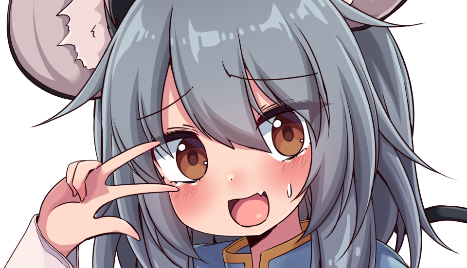 ナズーリン 「こちら参加させて頂いてます! よろしくお願いします!」|siw0n@例大祭原稿のイラスト