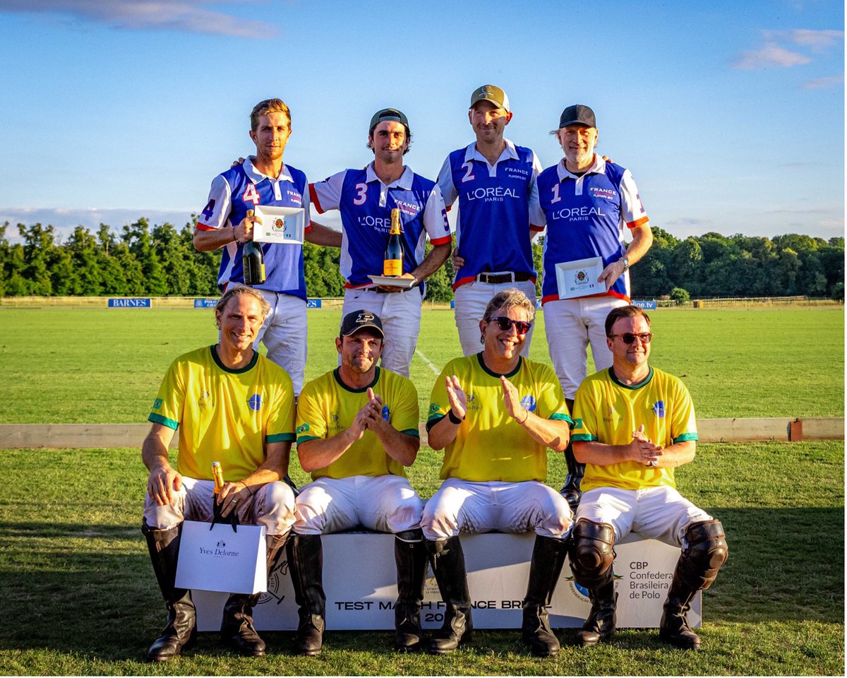 FRANCE vs BRAZIL

Photo: © Justine Jacquemot

Brazil arrived with top-class horses and a 7-goaler (Joao Paulo Ganon), ready to dominate. 

Final score: 9–8 to France

Next up in Chantilly: the season highlight the Open de France Barnes in September.
#PoloChantilly #FranceVsBrazil