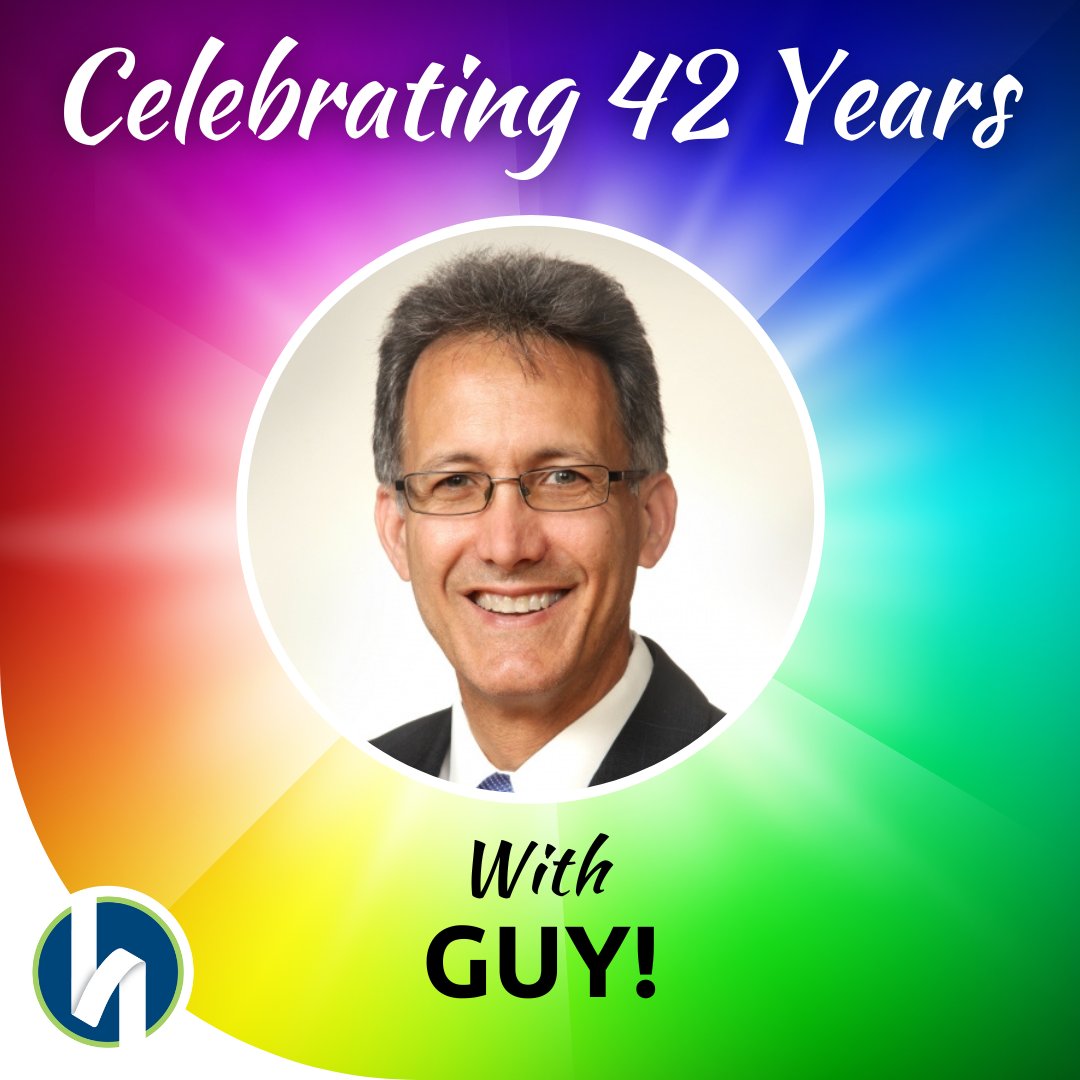 Happy 42 Years to Guy!! You would never know that it's been that long just by looking at him! #happyanniversary #happyworkiversary #celebration