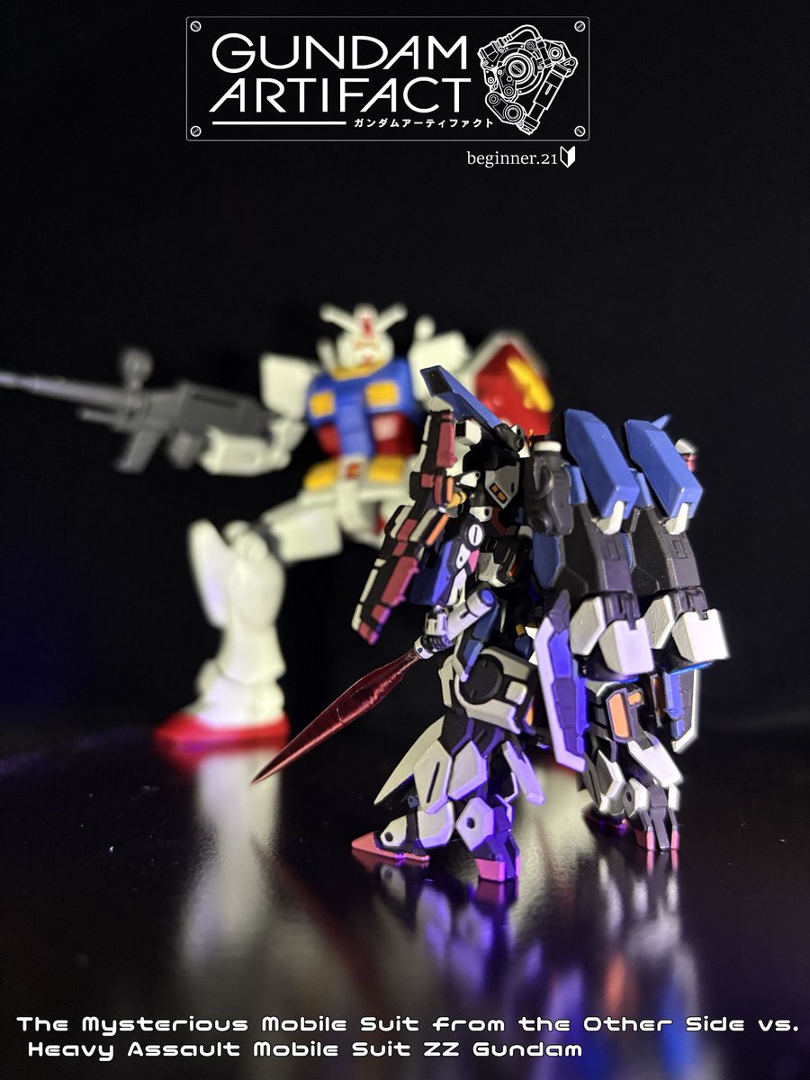 21Beginner's tweet image. Big thanks for the love—like, repost, and reply!
#ガンダムアーティファクト
突然開封 #ZZガンダム はじめました の巻終わります☑
最後は
ジークアクス ロスの皆様へ
「向こう側」からやってきた謎のモビルスーツ
との格闘シーンで締めたいと思います〆
ここまで観て頂きありがとうございました🙇♀️