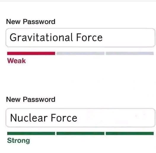 The science fans will get this.