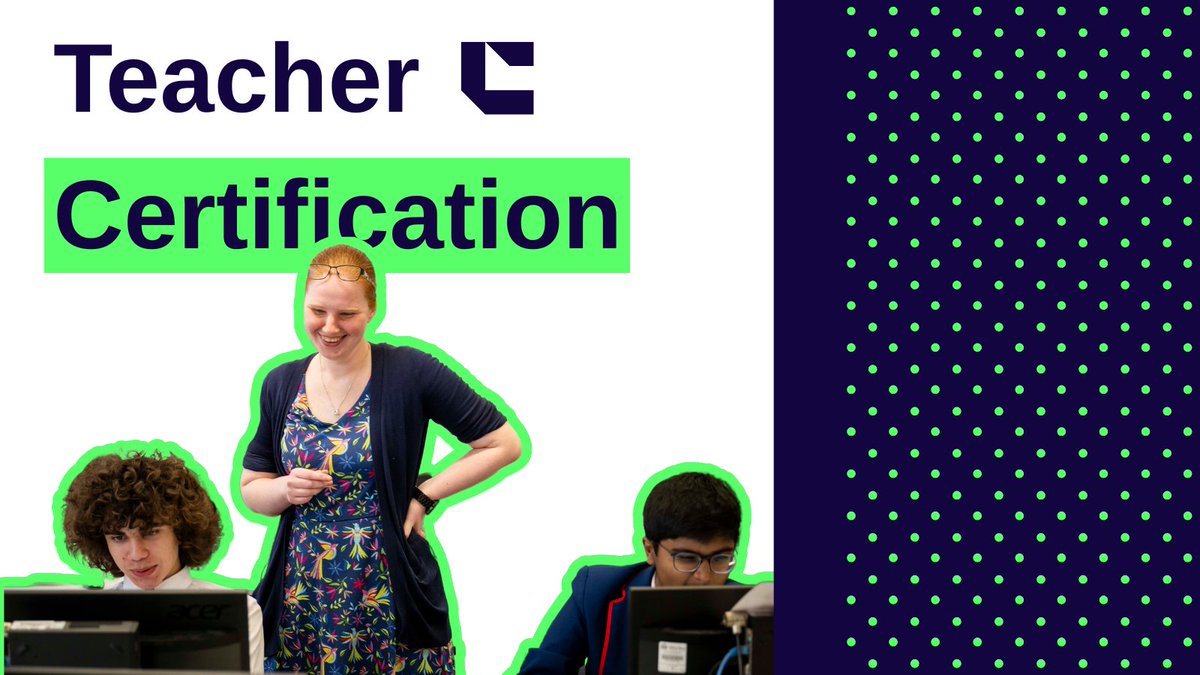 Have you completed your Teach Computing certification?

Whether you're almost done, half way through, or you still haven't started, there's still time to get your certification ready for the next academic year!

Get a reminder of what we offer below:
👉 teachcomputing.org/courses