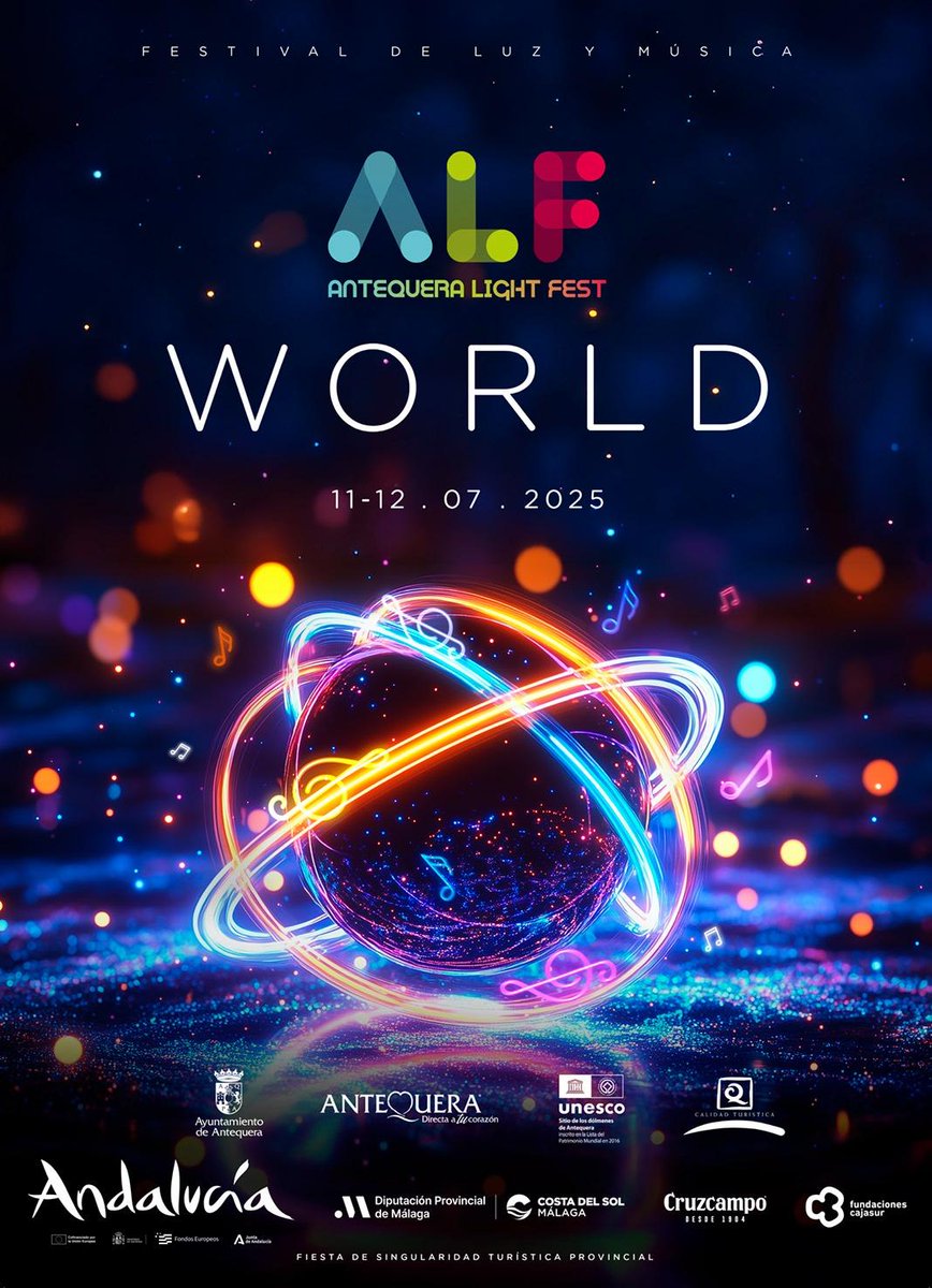 MálagaJunta (@malagajunta) on Twitter photo Presentado el #Antequera Light Fest 2025, que convertirá la ciudad en un viaje lumínico y musical alrededor del mundo bajo el lema 'ALF World'.
<a href="/CarlosGarciaGim/">Carlos Garcia Gimenez</a> ha destacado que se trata de un gran atractivo turístico y cultural para toda la provincia de #Málaga Presentado el #Antequera Light Fest 2025, que convertirá la ciudad en un viaje lumínico y musical alrededor del mundo bajo el lema 'ALF World'.
<a href="/CarlosGarciaGim/">Carlos Garcia Gimenez</a> ha destacado que se trata de un gran atractivo turístico y cultural para toda la provincia de #Málaga