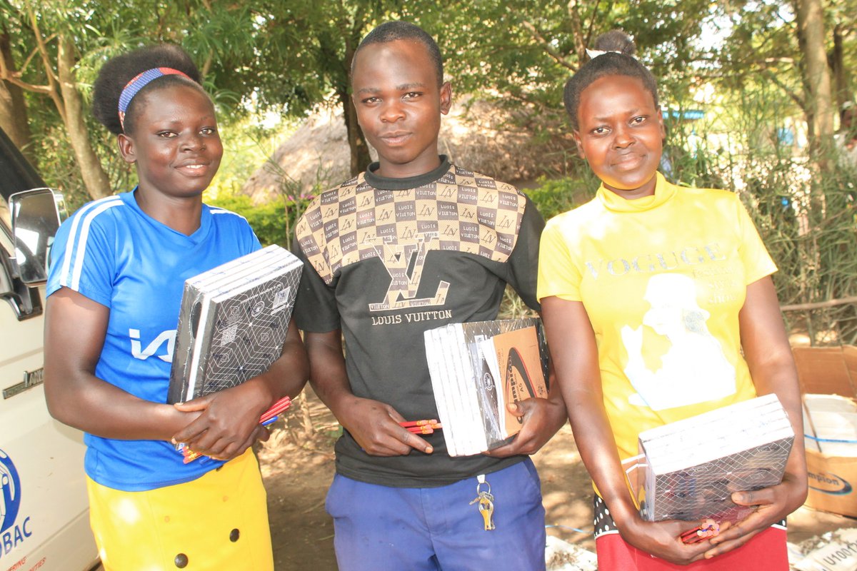 A total of 542 Child Ambassadors under the Child Development Project in Bugiri District were provided with scholastic materials. This will enable them to have a more engaging and effective learning experience. Providing scholastic materials helps children not to miss school due