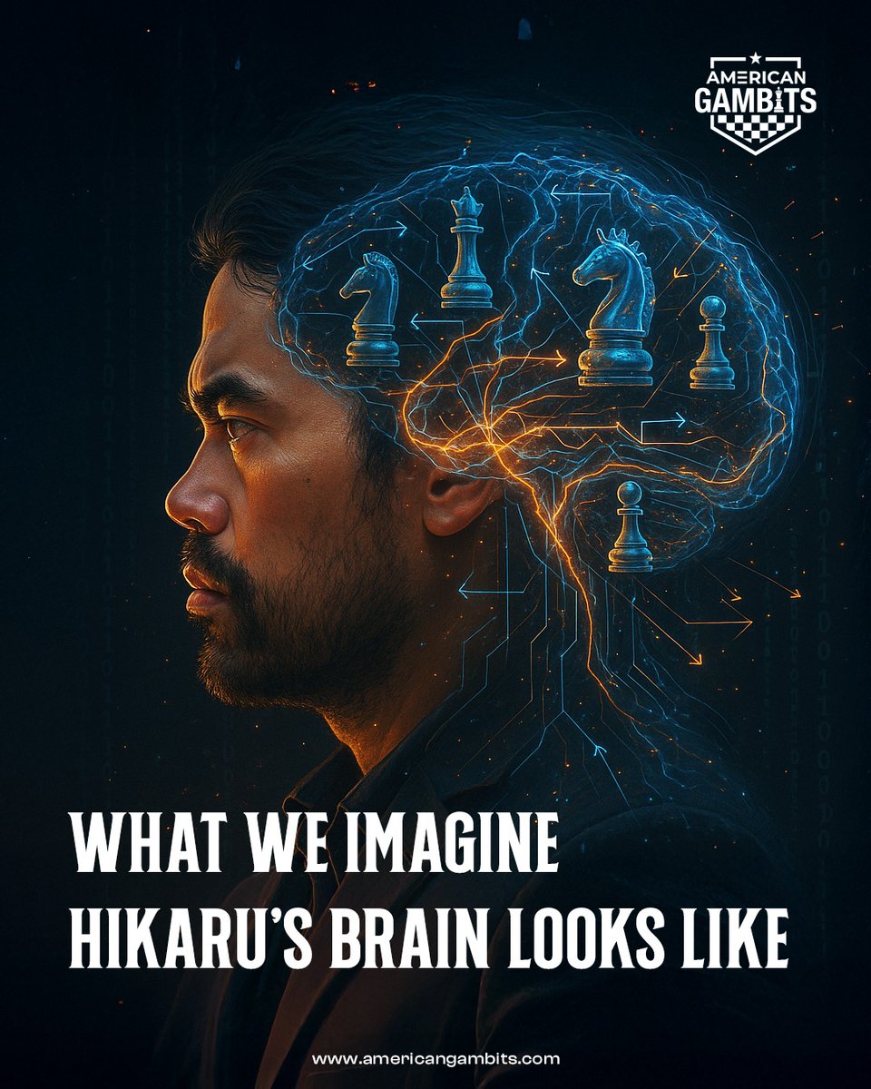 AmericanGambits's tweet image. When your brain is basically a chessboard.
This is what peak calculation looks like. 🔥

Hikaru doesn’t just play the game he lives it.

#ChessMind #HikaruNakamura #ChessGenius #GrandmasterMode #AmericanGambits #ChessLife #InsideTheMind #NextMoveReady #StrategicThinking…