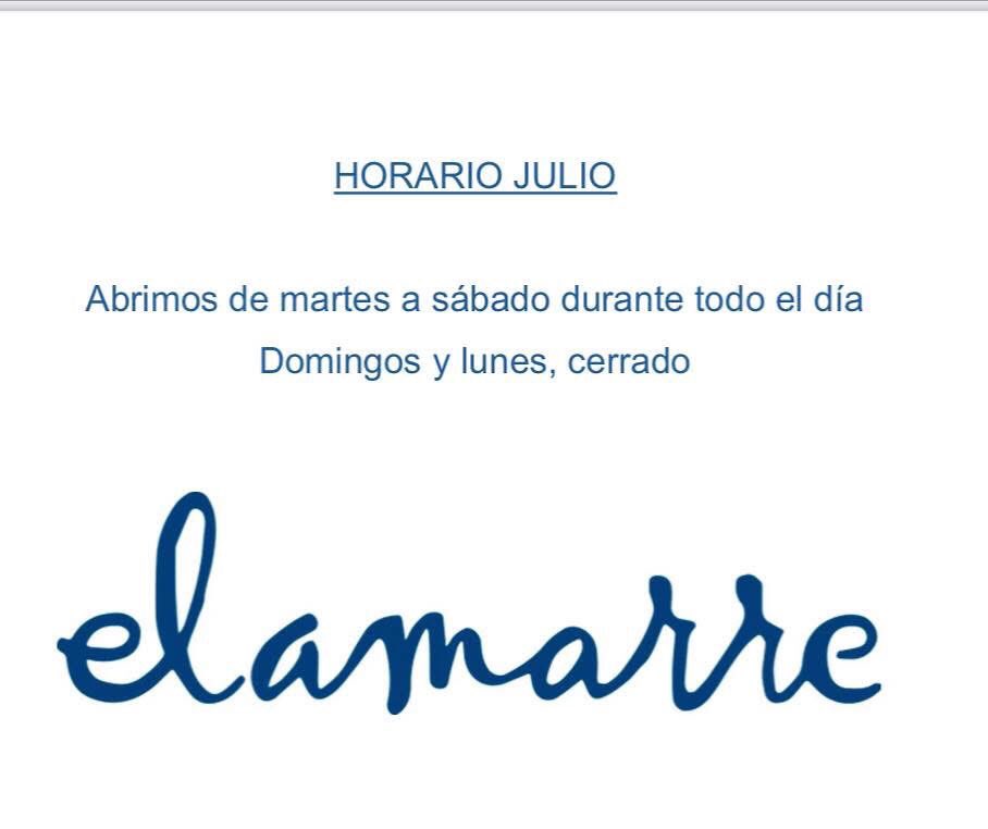 ⚓️ Nuestro horario del mes de julio