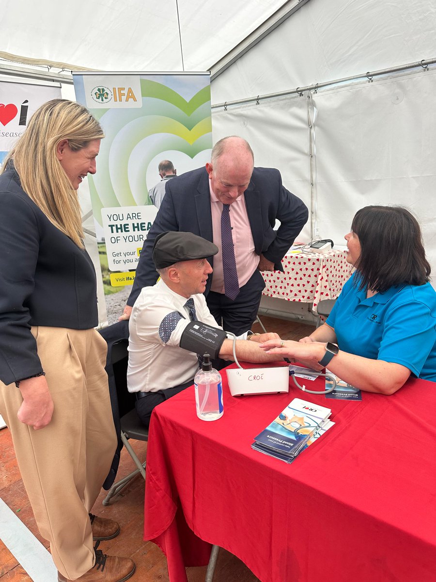 Dept of Agriculture, Food and the Marine (@agriculture_ie) on Twitter photo Results of an open call for proposals for farm safety, health and wellbeing projects were announced at the @Teagasc Moorepark open day. Minister <a href="/MHealyRae/">Michael Healy-Rae</a> received a health check from the Irish Farmer Health Checks 2025 project funded under the call.
👉gov.ie/en/department-… Results of an open call for proposals for farm safety, health and wellbeing projects were announced at the @Teagasc Moorepark open day. Minister <a href="/MHealyRae/">Michael Healy-Rae</a> received a health check from the Irish Farmer Health Checks 2025 project funded under the call.
👉gov.ie/en/department-…