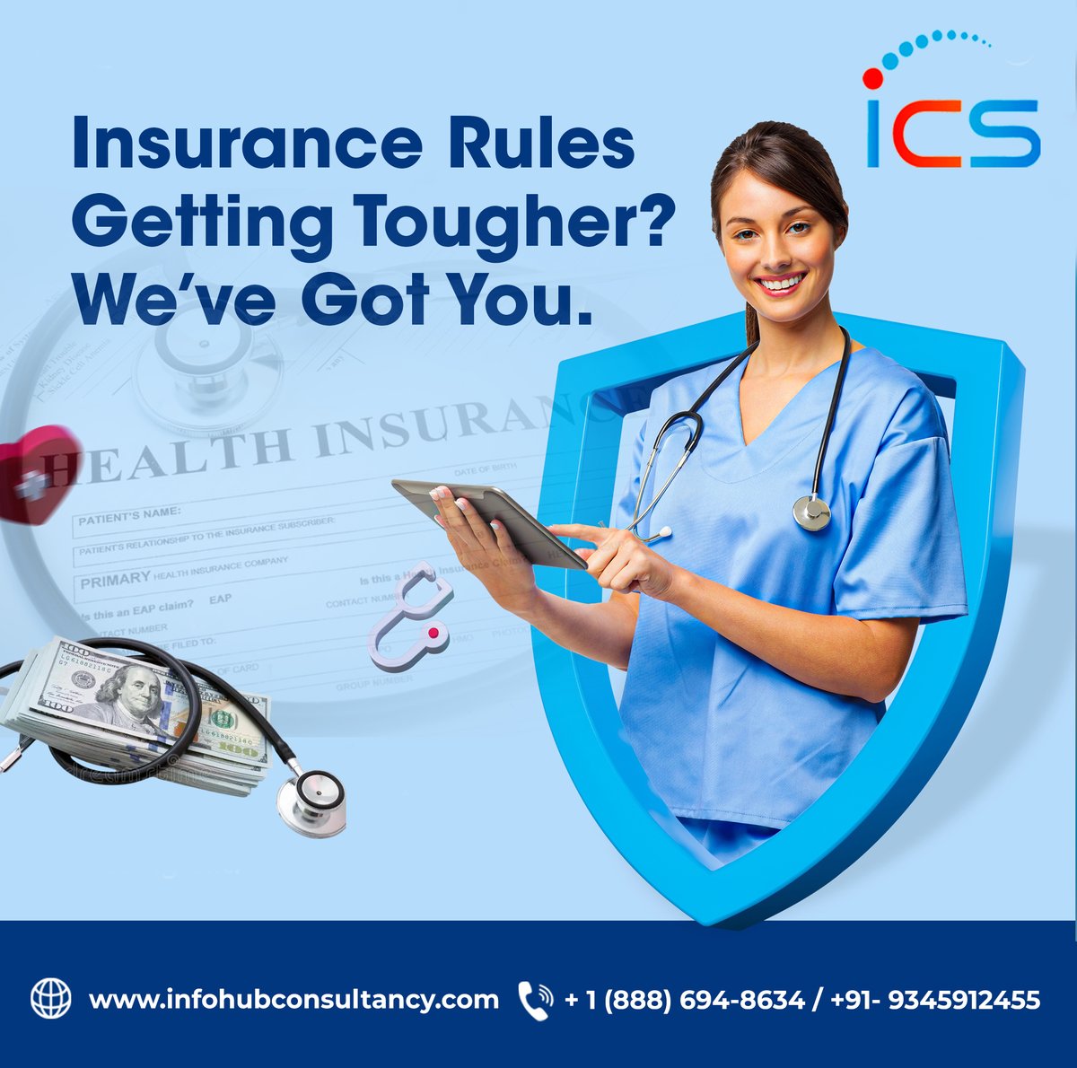 ICS_RCM_Company's tweet image. Payers keep changing rules. Denials are rising. ICS keeps you compliant with real-time coding updates, policy alerts & pre-bill checks. @ infohubconsultancy.com/medical-coding…
#CodingCompliance #DenialPrevention #ICSComplianceTeam
