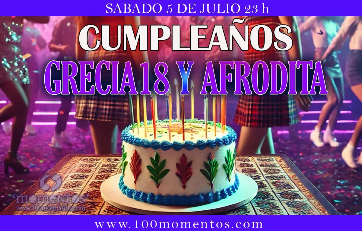 afroditamad's tweet photo. Amores este sábado 05 hay fiestón en @momentosmadrid 
Celebrando dos cumpleaños a la vez el de @Grecia18hot y el mío @afroditamad 🎉🎂🥳 Info a mi pv. Acceso por medio de lista !. https://t.co/Peazs2QnSe