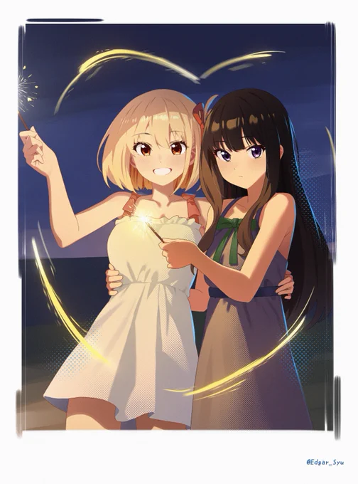 三周年おめでとう!ヾ(*'∀ ˋ*)ノ #リコリコ #リコリコ3周年