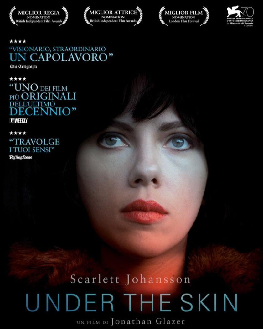 Cine > Under the Skin 
Esta noche, 2 de julio, 22:00 - 23:45 en Veo7
► TVguia.es
