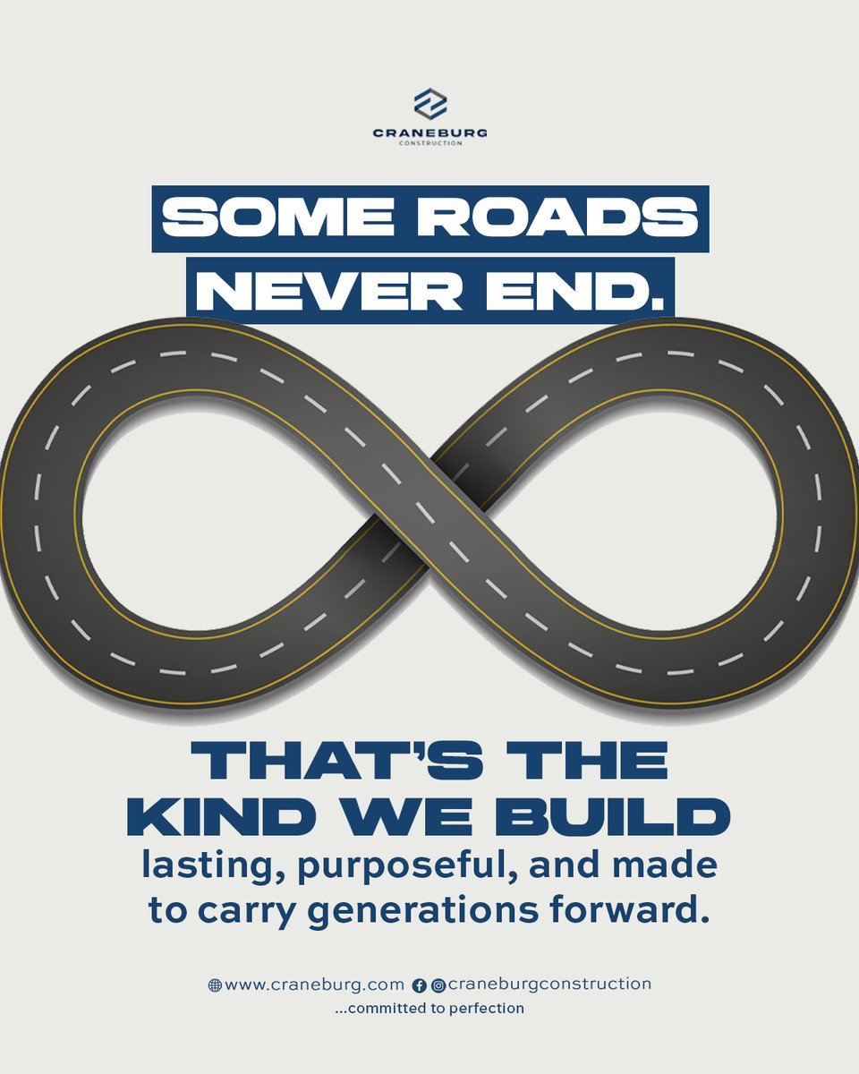 Craneburg_'s tweet image. Some roads never end... and that’s exactly the kind we build—lasting, purposeful, and made to carry generations forward. 🚧🌍 

#InfrastructureThatLasts #BuildingForTomorrow #RoadsThatEndure #CraneburgFamily #craneburgconstruction #committedtoperfection #craneburg #construction