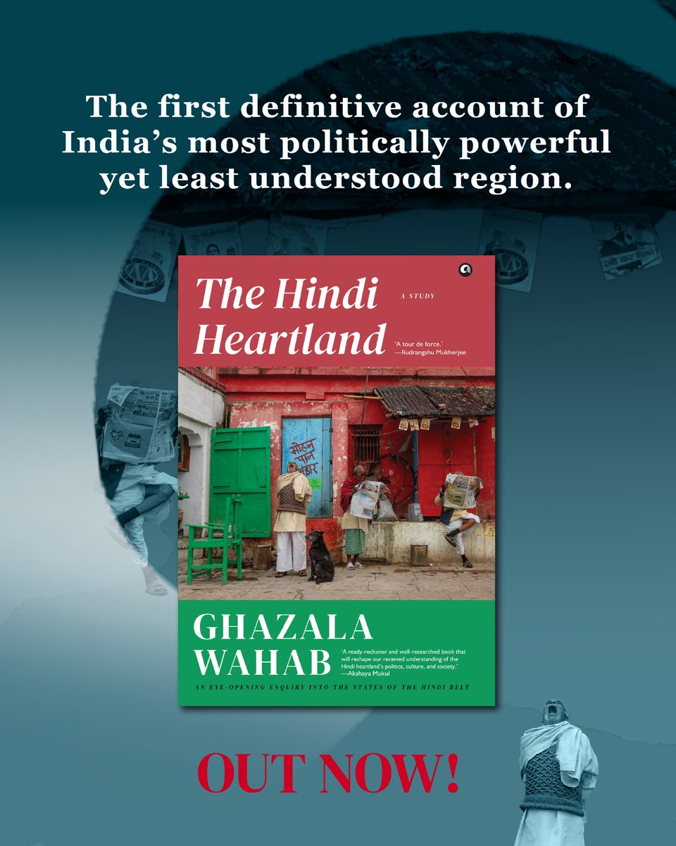 Aleph Book Company (@alephbookco) on Twitter photo Award-winning journalist and writer <a href="/ghazalawahab/">Ghazala Wahab</a>'s The Hindi Heartland is a magisterial account exploring the history, geography, and sociopolitics of India’s most paradoxical region.
Get your copy today! Award-winning journalist and writer <a href="/ghazalawahab/">Ghazala Wahab</a>'s The Hindi Heartland is a magisterial account exploring the history, geography, and sociopolitics of India’s most paradoxical region.
Get your copy today!