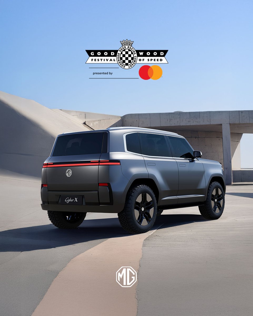 This one’s not just a reveal. It’s a reveal with presence.

Cyber X debuts at Goodwood Festival of Speed next week.

#CyberX #FOS #MGxFOS