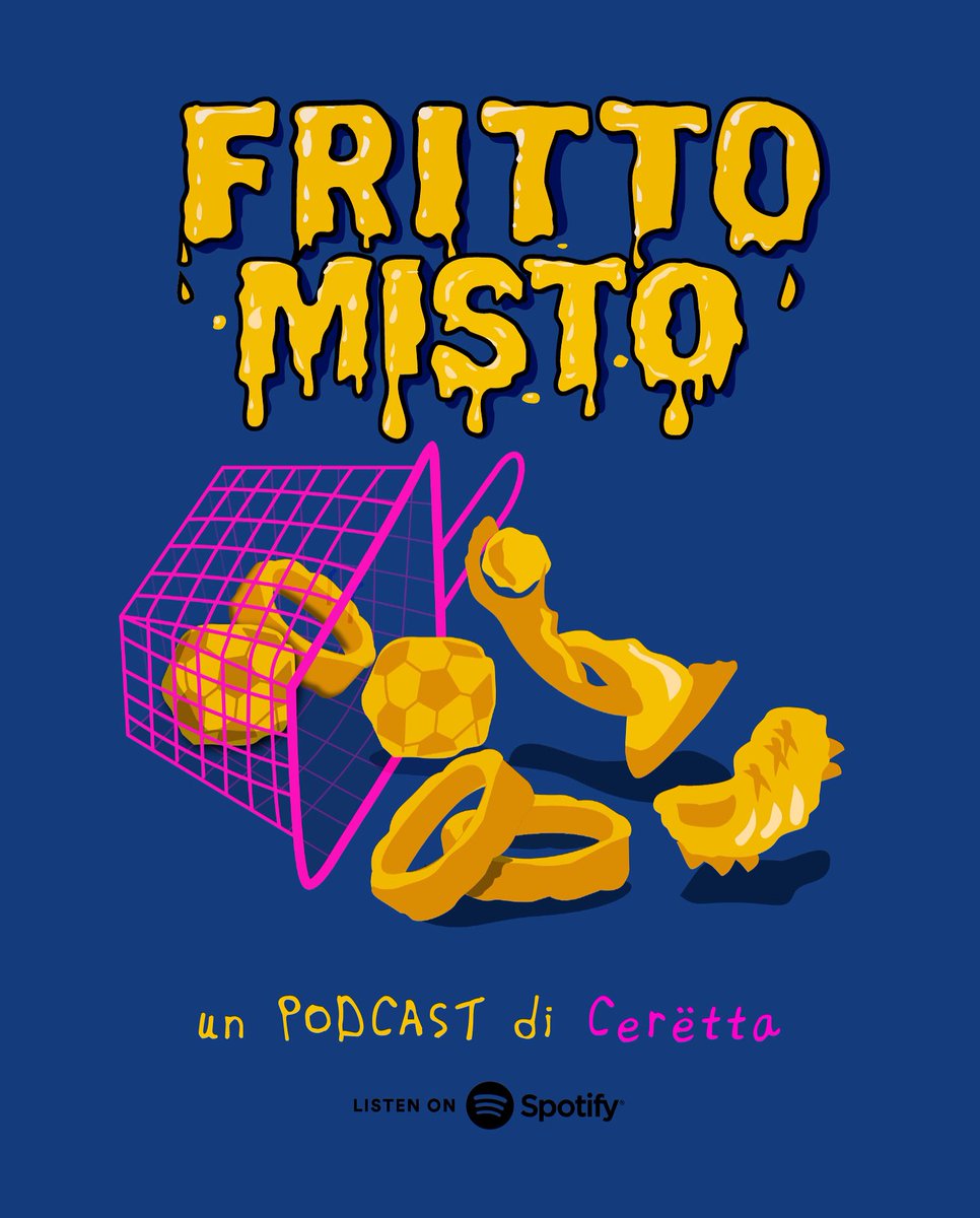 cerettta's tweet image. Oggi inizia #Euro2025 e insieme a @LaTarqui_ abbiamo deciso di fare un podcast. Si chiama Fritto Misto. Di più non possiamo dirvi perché per capire di cosa si tratta dovreste ascoltare la prima puntata 😏🍤

Si ascolta qui 👉 shorturl.at/hEP3p