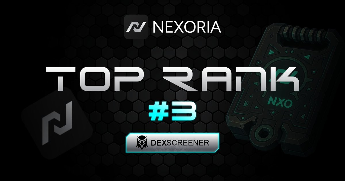 🚨 Gaining fast. $NXO moves up to Top#3 on DexScreener with strong support
dexscreener.com/solana/GqJK2CW…