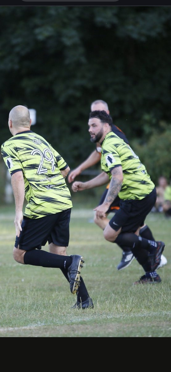 Absolutely love being back playing!  Can barely move since the ACL surgery  but... thats what this team is about <a href="/Whistle_bl0wers/">WhistleBlowersFC</a> letting old men like me play football and give something back at the same time #Charityfootball