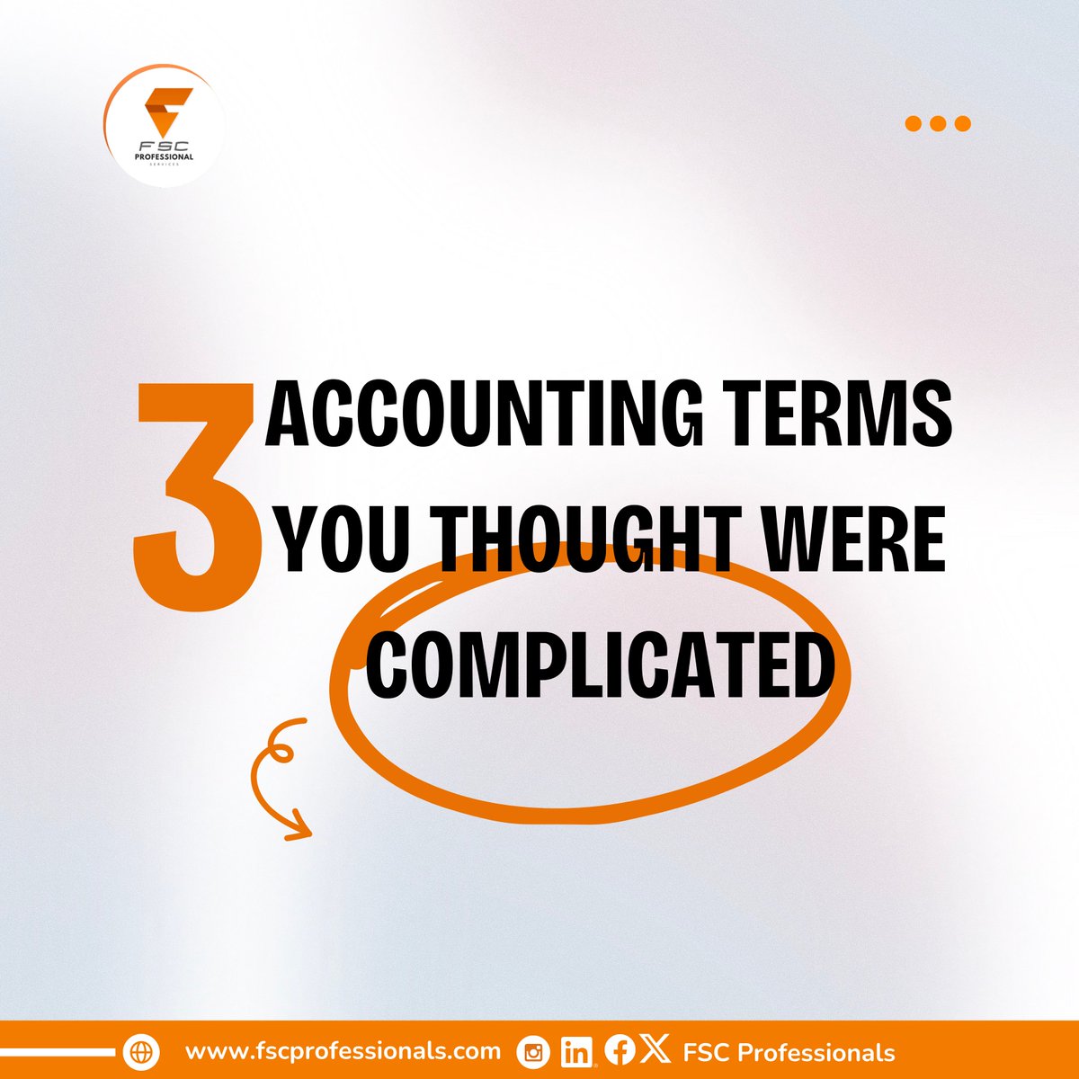 FSCProfessional's tweet photo. Accounting doesn’t have to be scary.

In this quick swipe-through, we’re breaking down 3 accounting terms that sound technical, but are simple once you get them.

No jargon. Just clarity.

Swipe through to learn.

#AccountingSimplified #TuesdayTechTips #FSCProfessionals https://t.co/OoywagISc3