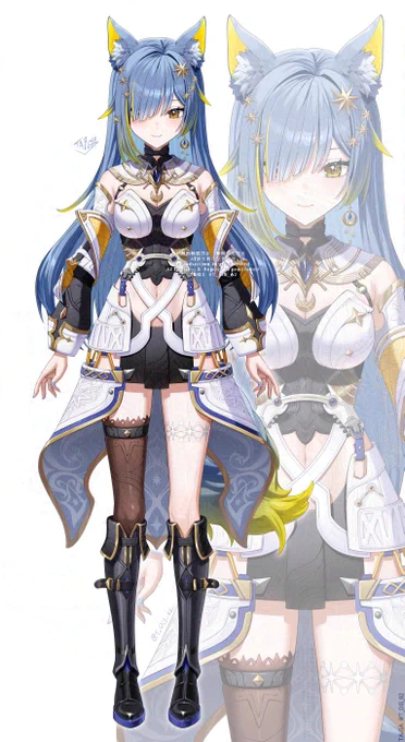 貂狼みづきさん()の新デザインを担当させて頂きました! よろしくお願いします!
