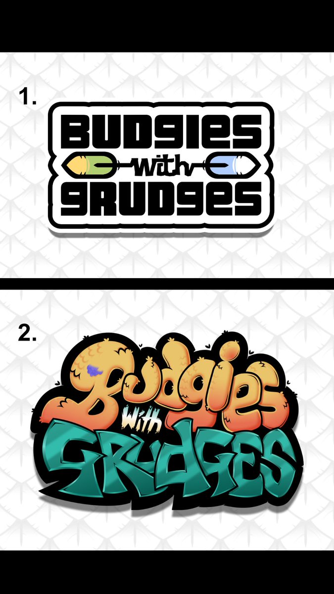 BrainBlips's tweet photo. Which logo do you prefer for @BGrudges folks? #LogoDesign #cardgame #logos https://t.co/KzuOfvx8ZN