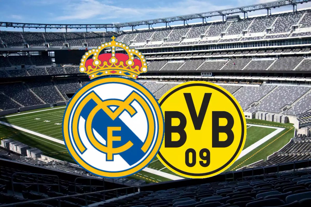 Real Madrid vs Borussia Dortmund - live score

Date and time 06/07/202502:00

Competition
Football, FIFA Club World Cup, Knockout stage, Quarterfinals - Single leg

Venue MetLife Stadium US
Location East Rutherford, USA 

#ClubWorldCup2025 #RealMadrid