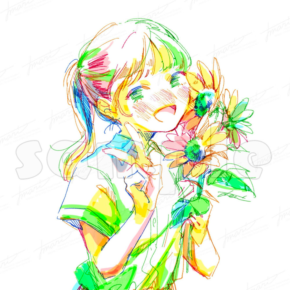 サンプルで描いた絵がとても可愛いので、良かったらついでに見てください
