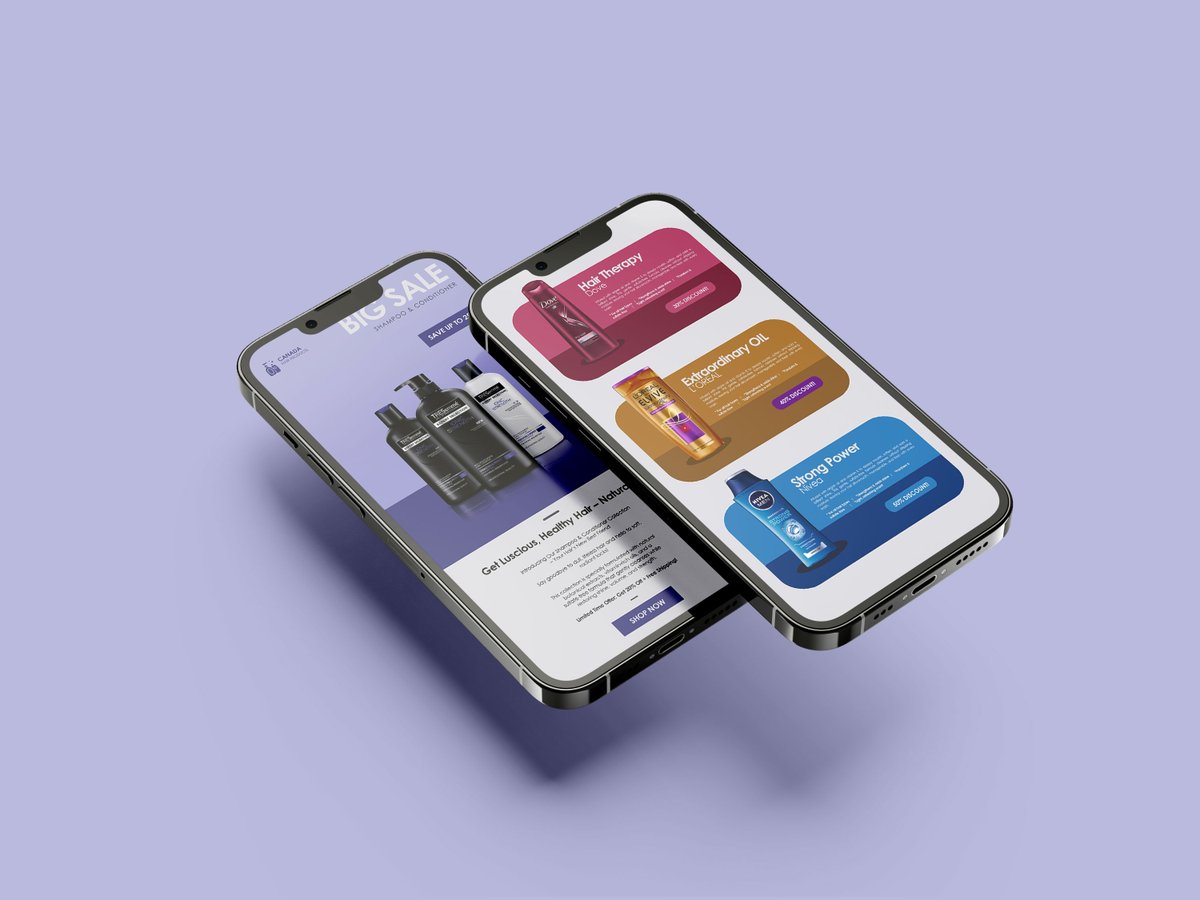Clone_Designs's tweet photo. A clean, engaging email newsletter promoting premium hair products. The design features a modern layout with high-quality product imagery and bold typography.

You can find the full Portfolio at: https://t.co/v1cjchxmRu

Let me know if you have any feedback. https://t.co/jjxdr3Gwbl