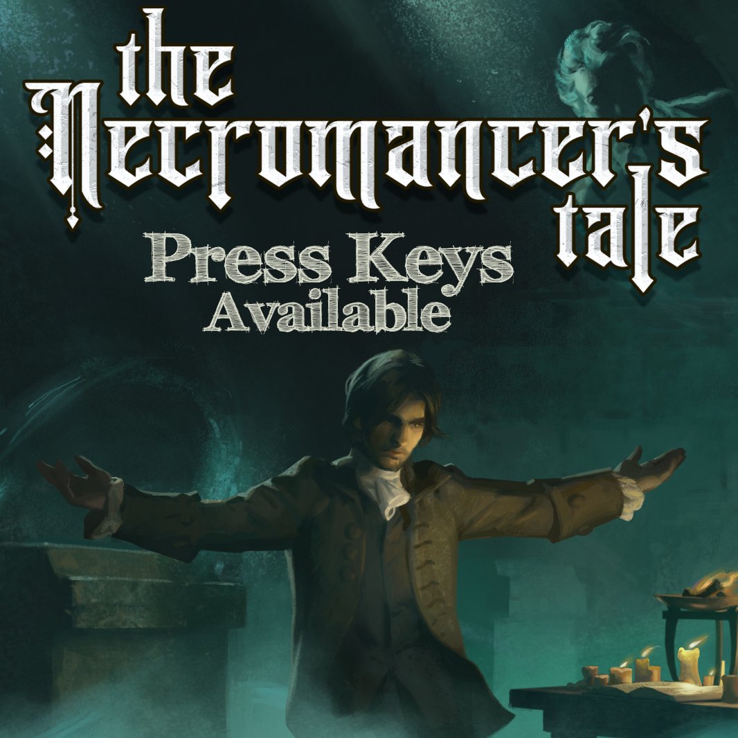 We are now taking requests for pre-release Press Keys for The Necromancer's Tale, ahead of its launch on July 17th.

🙏 RTs much appreciated! 🙏

Please complete this short form:
forms.gle/ogJbKenHYpwx8p…