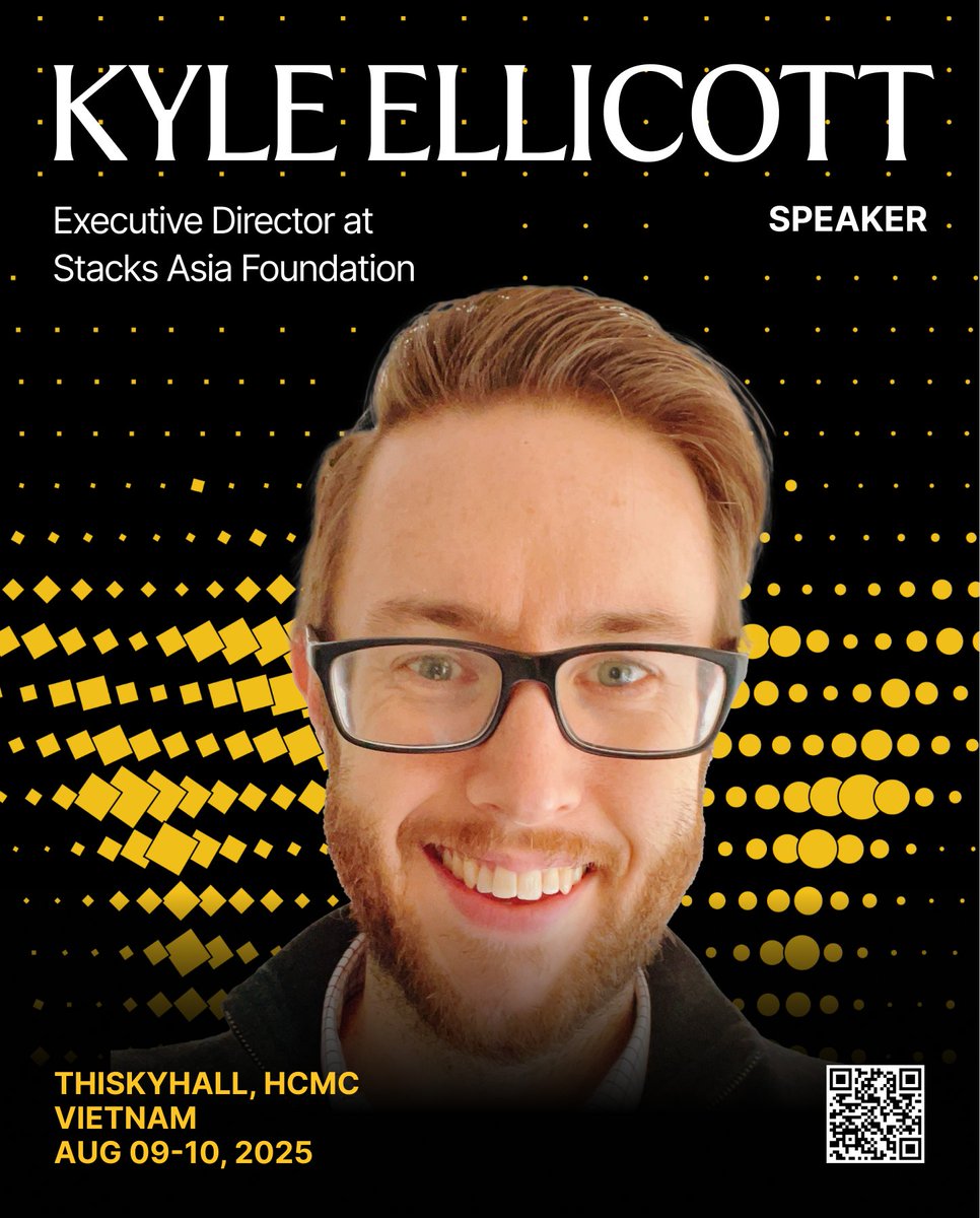 Conviction (@convictionvn) on Twitter photo 🧠 Kyle Ellicott <a href="/kyleellicott/">Kyle Ellicott</a> is the Executive Director of Stacks Asia Foundation <a href="/StacksAsiaOrg/">Stacks Asia</a> and an Advising Partner at <a href="/BTCFrontierFund/">Bitcoin Frontier Fund</a>, where he’s backed 65+ Web3 startups building on Bitcoin.
With over 15 years of experience as an investor, entrepreneur, and tech 🧠 Kyle Ellicott <a href="/kyleellicott/">Kyle Ellicott</a> is the Executive Director of Stacks Asia Foundation <a href="/StacksAsiaOrg/">Stacks Asia</a> and an Advising Partner at <a href="/BTCFrontierFund/">Bitcoin Frontier Fund</a>, where he’s backed 65+ Web3 startups building on Bitcoin.
With over 15 years of experience as an investor, entrepreneur, and tech
