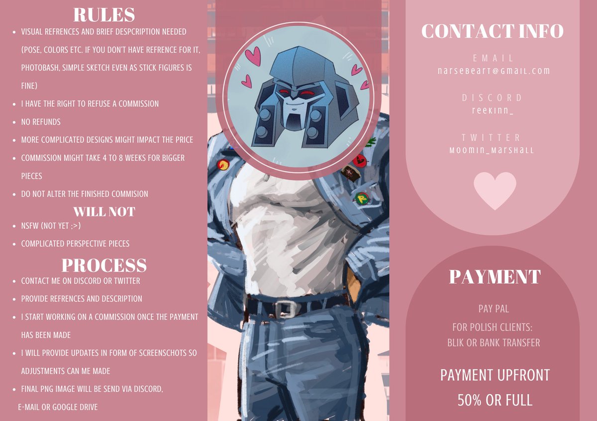 Moomin_Marshall's tweet image. 💗C0MMSS OPENING💗
 3 slots avaliable 
- fastest way to reach me is through discord or tw 
[1/3]