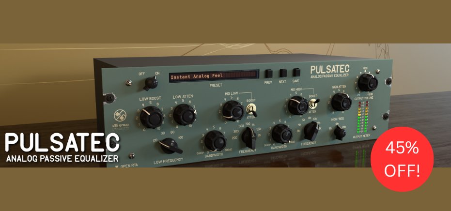 D_Fused_Sounds's tweet photo. D16 Group release Pulsatec , a modern equalizer plugin designed to capture the essence of vintage passive EQs, grab it now with 45% discount!

https://t.co/SOTZFHQVdX https://t.co/THigUQXzJr