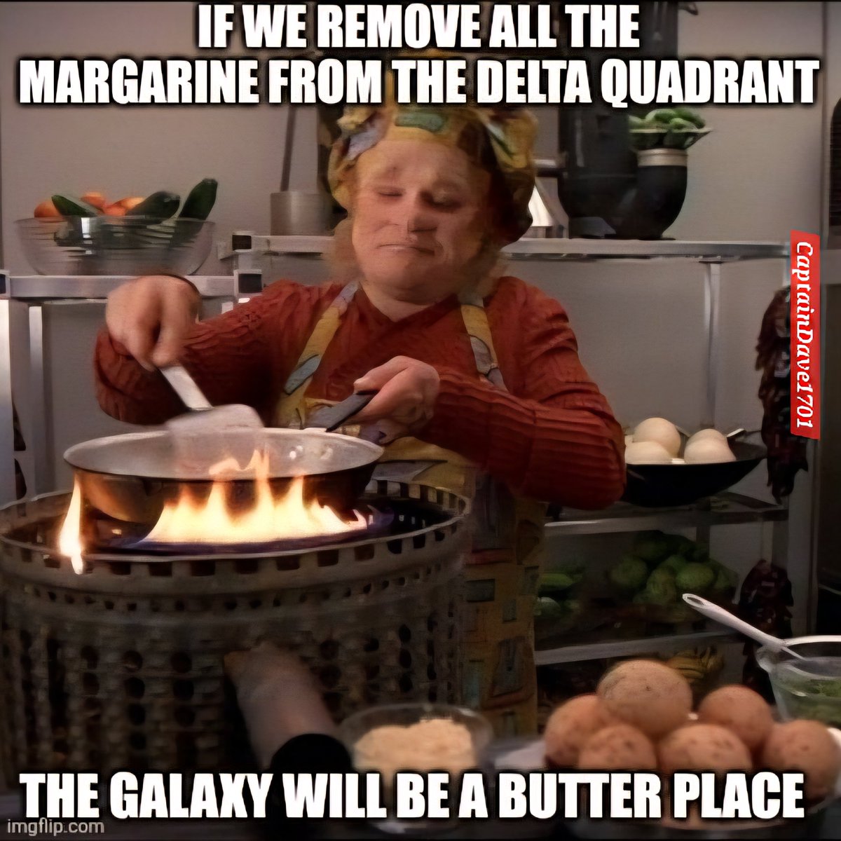 trekker21's tweet photo. #Neelix #TheMessHall #StarTrek #TheFederation #ParamountPlus #Geek #STVOY #USSVoyager #NCC74656 #StarTrekMeme #TrekTok #TrekTalk #GeekTalk #TheGeekShallInheritTheEarth #Humor https://t.co/4sUzsNTddR