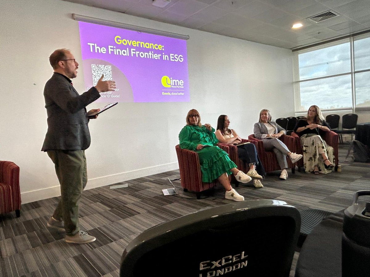 Our Governance "G" Guide is now live!
We launched the guide with a round table at The Meetings Show last week, where we were joined by top voices at Brighter/Clarity, <a href="/centricaplc/">Centrica plc</a>  &amp; <a href="/LevyRestaurants/">Levy</a>.
Read our G Guide here 📷 bit.ly/40sgd5Y