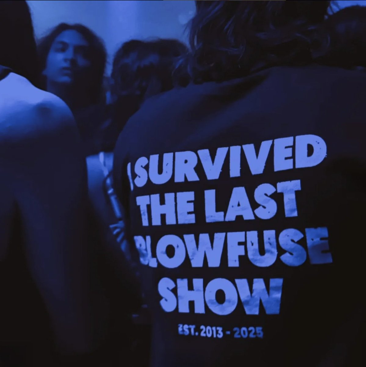 In case you missed our last shows, you can now grab one final souvenir — “I Survived The Last Blowfuse Show’ T-shirt is now available at lostmerch.com/collections/bl… Only a few left! 🌀