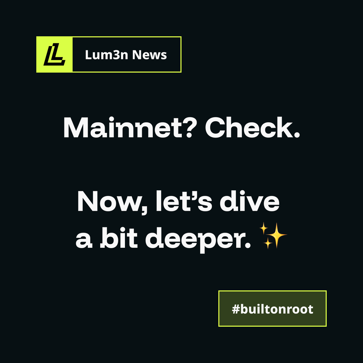 🚀 Last week, we announced the launch of <a href="/Lum3n_xyz/">Lum3n</a> on <a href="/TheRootNetwork/">The Root Network</a> mainnet.

✨ Now, a proper intro:
Lum3n is a no-code, self-service platform for creators to launch NFT, SFT &amp; POAP collections — all without writing a single line of code. ✨

Let’s dive in ⬇️