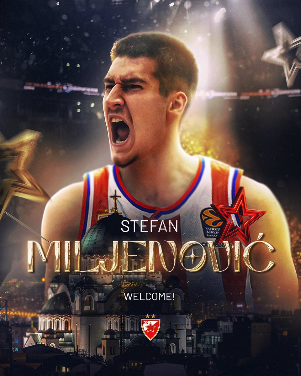 КК Црвена звезда Меридианбет обавештава јавност да је нови члан нашег клуба Стефан Миљеновић! 🔴⚪️

Стефан Миљеновић је висок 193 цм, игра на позицији бека, а клуб овом приликом изражава велико задовољство јер је Стефан поред бројних понуда које је имао, исказао огромну жељу да