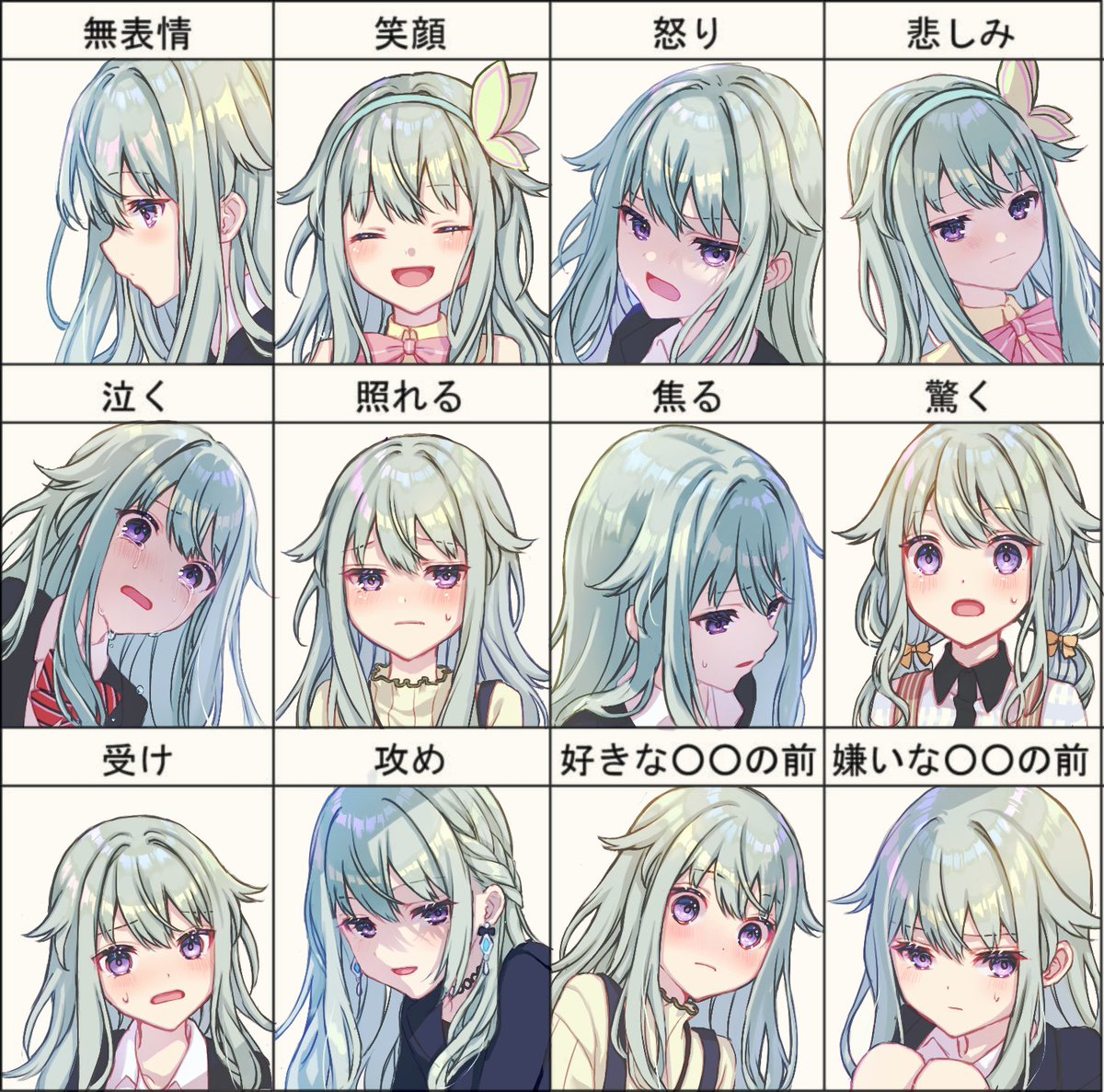 寧々ちゃん🎪 #プロセカ #プロジェクトセカイ #prsk__FA #表情練習