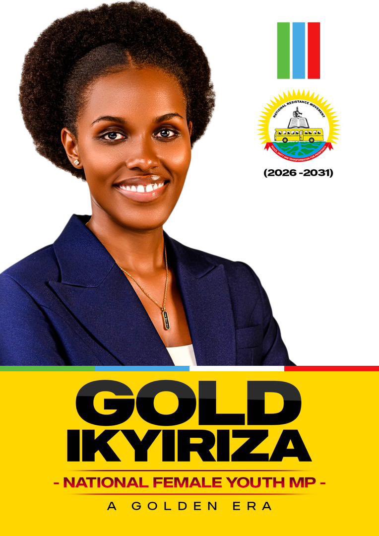 DeuceTumwizere's tweet image. A Golden Era🔥💛
For accountable and transparent representation that ensures youth voices are heard, IKYIRIZA GOLD is the ideal candidate for National Female Youth MP✅