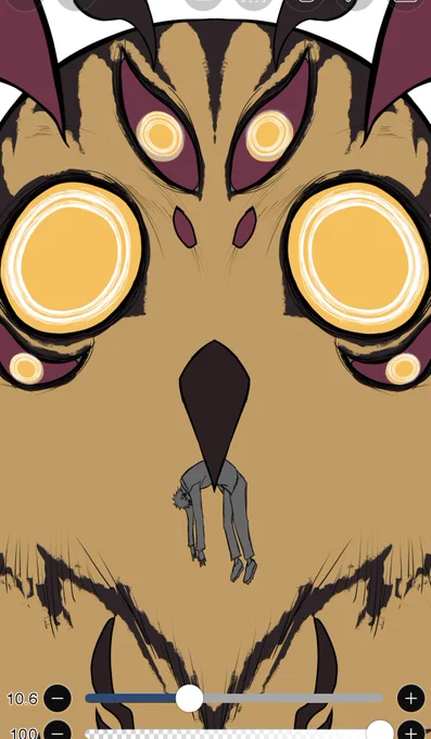 コイツは遭遇したら絶対にヤバいと思えるようなものを描いてる