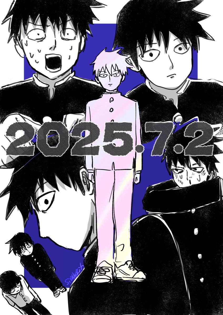 #影山律誕生祭2025   りつーーーおめでとう！！(6巻模写)